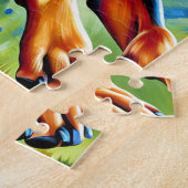 Puzzle Portrait de chien Doberman Pinscher Impression d'a (Côté)