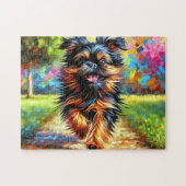 Puzzle Portrait de chien Griffon de Bruxelles Impression (Horizontal)