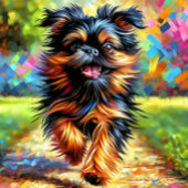 Puzzle Portrait de chien Griffon de Bruxelles Impression