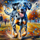 Puzzle Portrait de chien léopard Catahoula - Impression a