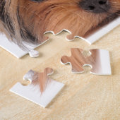 Puzzle Portrait de chiot mignon (Côté)