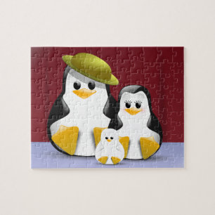 Puzzle Portrait de famille de pingouins