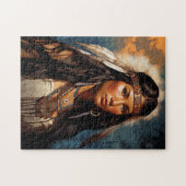 Puzzle Portrait de femme amérindienne (Horizontal)