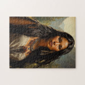 Puzzle Portrait de femme amérindienne (Horizontal)
