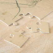 Puzzle Portrait de femme avec crâne d'oiseau et ailes Sur (Côté)