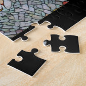 Puzzle Portrait de fleur en verre (Côté)