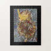 Puzzle Portrait de fleur en verre (Vertical)