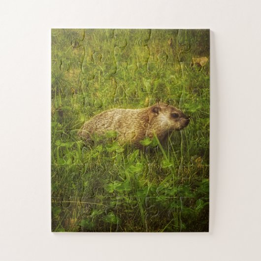 Puzzle Portrait de fond dans un champ (Vertical)