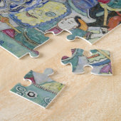 Puzzle Portrait de Friederike Maria Beer par Gustav Klimt (Côté)