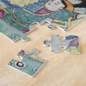 Puzzle Portrait de Friederike Maria par Gustav Klimt (Côté)