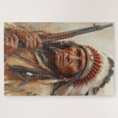Puzzle Portrait de Geronimo, chef de guerre indien (Horizontal)