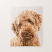 Puzzle Portrait de Goldendoodle Studio (Vertical)