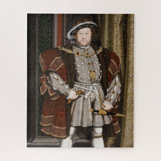 Puzzle Portrait de Henri VIII (Hans Holbein le jeune) (Vertical)