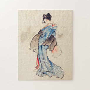 Puzzle Portrait de la femme de Katsushika Hokusai