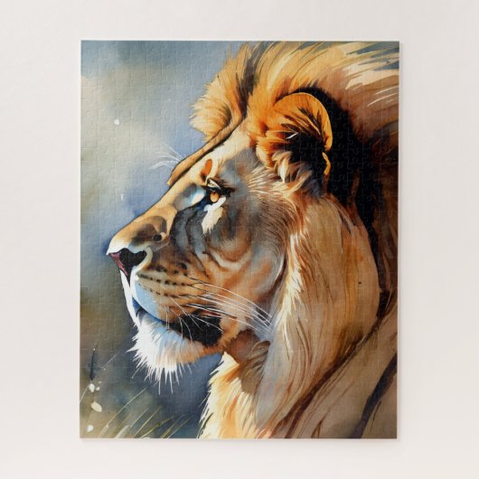 Puzzle Portrait de Lion (Vertical)