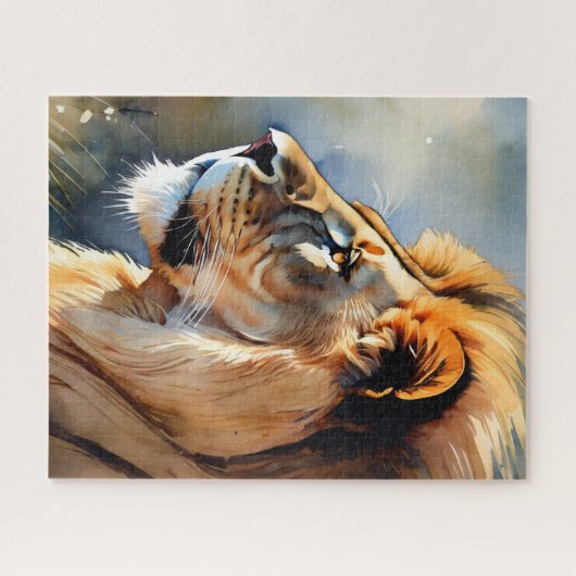 Puzzle Portrait de Lion (Horizontal)