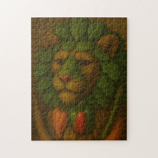 Puzzle Portrait de Lion Renaissance (Vertical)