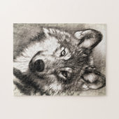 Puzzle Portrait de loup (Horizontal)
