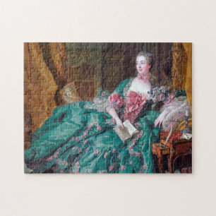Puzzle Portrait de Madame Pompadour, Boucher, 1756