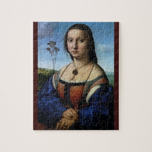 Puzzle Portrait de Maddalena Doni par Raphael Sanzio (Vertical)