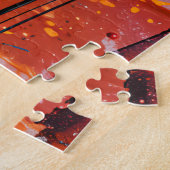Puzzle Portrait de mode coloré (Côté)