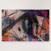Puzzle Portrait de mode coloré (Horizontal)