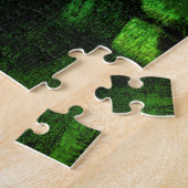 Puzzle Portrait de Mona Lisa| Bleu vert (Côté)