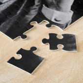 Puzzle Portrait de Nikola Tesla (Côté)