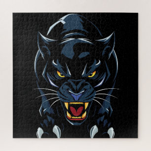 Puzzle Portrait de Panthère Noire pour les amateurs de pu
