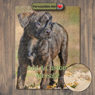 Puzzle Portrait de profil de chiot bringé