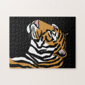 Puzzle Portrait de profil Tiger (Horizontal)