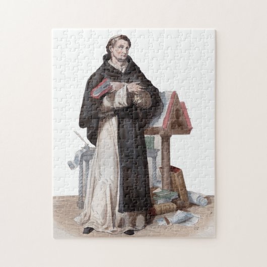 Puzzle Portrait de St Bernard de Clairvaux (Vertical)