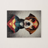 Puzzle Portrait de Superhero Dog | (Horizontal)