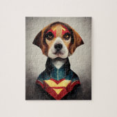 Puzzle Portrait de Superhero Dog | (Vertical)