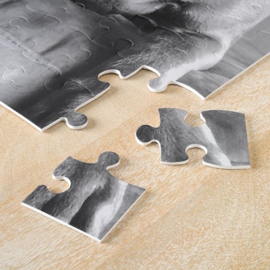 Puzzle Portrait de Weimaraner (Côté)