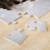 Puzzle Portrait d'hiver de dobermann (Côté)