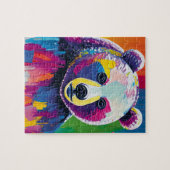Puzzle Portrait d'ours coloré (Horizontal)
