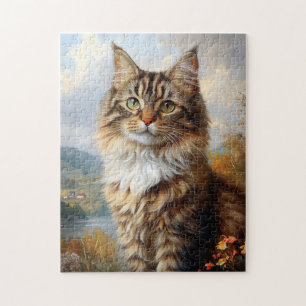 Puzzle Portrait du Maine Coon Kitten