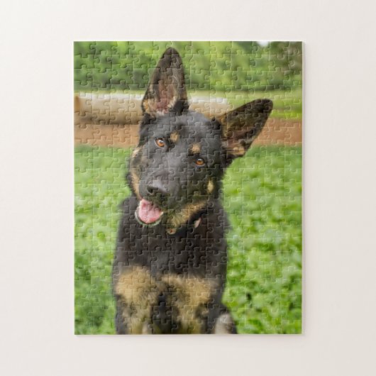 Puzzle Portrait d'un berger allemand (Vertical)