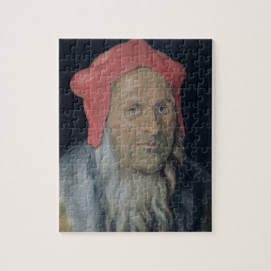 Puzzle Portrait d'un homme barbu dans Red Hat, 1520 (Vertical)