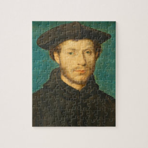 Puzzle Portrait d'un homme, C. 1536 - 40 (huile sur la