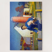 Puzzle Portrait d'un paysan NC Wyeth 1943 Americana Art (Vertical)