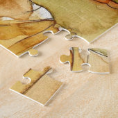 Puzzle Portrait d'une belle fille (Côté)