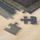 Puzzle Portrait d'une femme, détail d'un trottoir de (Côté)