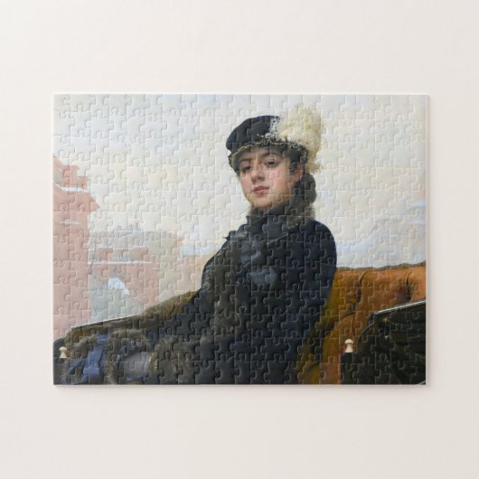 Puzzle Portrait d'une femme inconnue, Ivan Kramskoi (Horizontal)