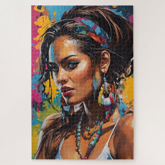 Puzzle Portrait d'une femme moderne (Vertical)