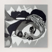 Puzzle Portrait d'une femme noire (Horizontal)