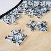 Puzzle Portrait d'une fille aux cheveux longs (Côté)