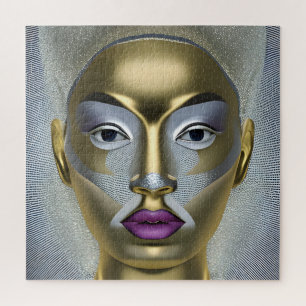 Puzzle Portrait féminin africain chic