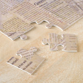 Puzzle Portrait Femme colorée Blue Pop Art Femme (Côté)